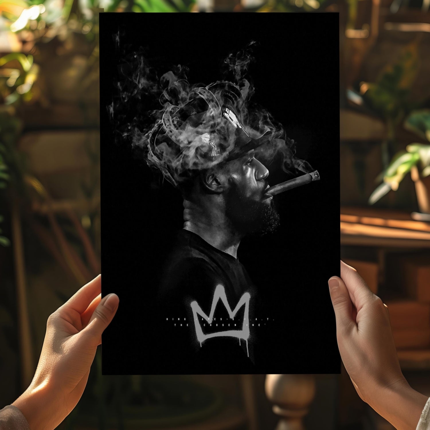 King James Aluminum Print