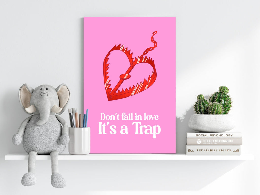 Love Trap Aluminum Print