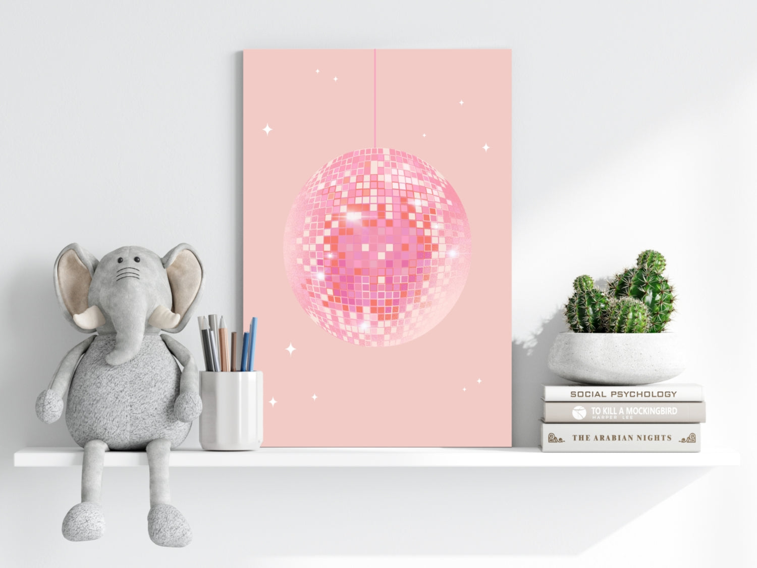 Disco Ball Aluminum Print