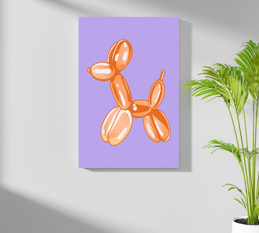 Balloon Dog Aluminum Print