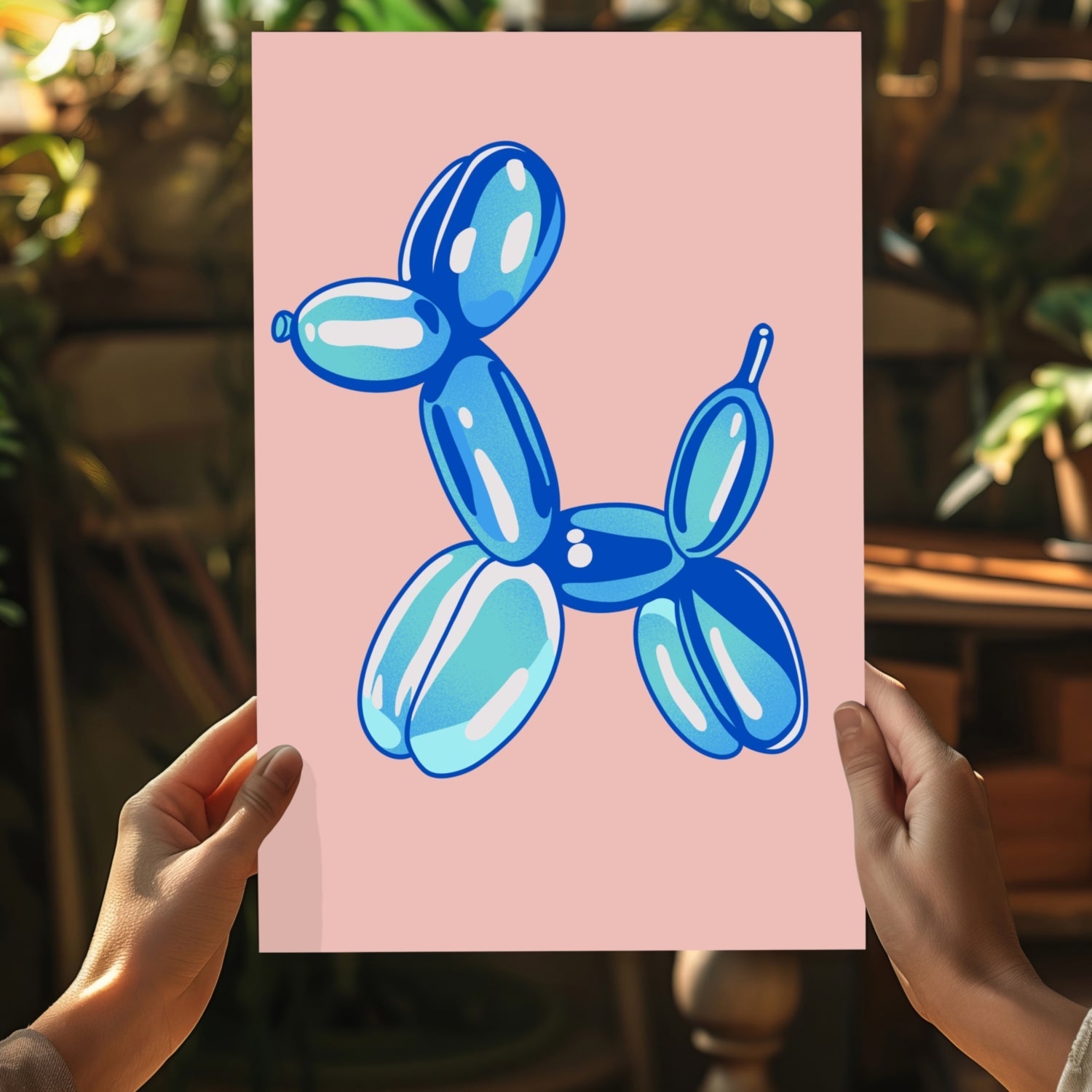 Balloon Dog Aluminum Print