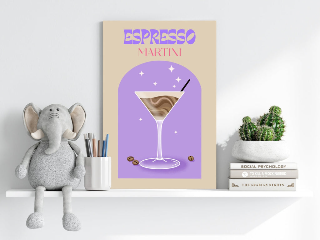 Espresso Martini Aluminum Print