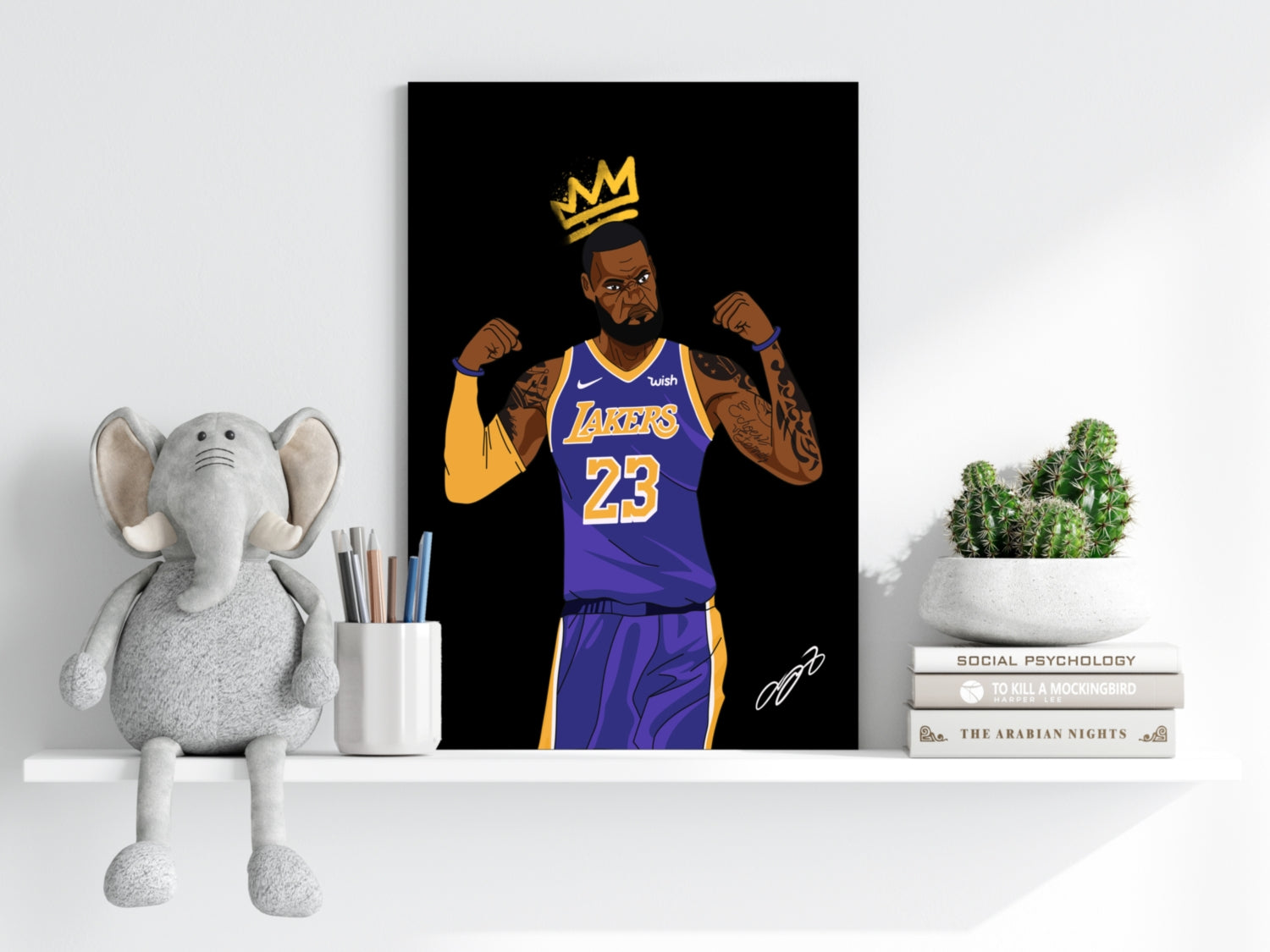 James Aluminum Print