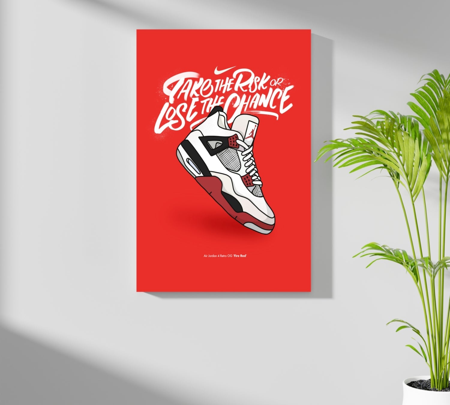 Take The Risk Aluminum Print