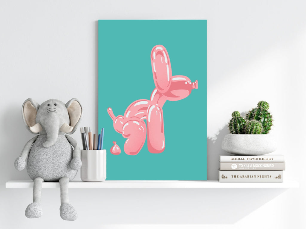 Balloon Dog Aluminum Print
