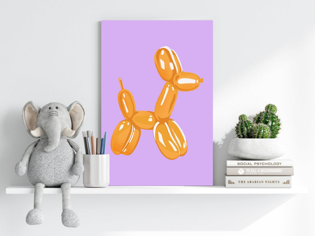 Balloon Dog Aluminum Print