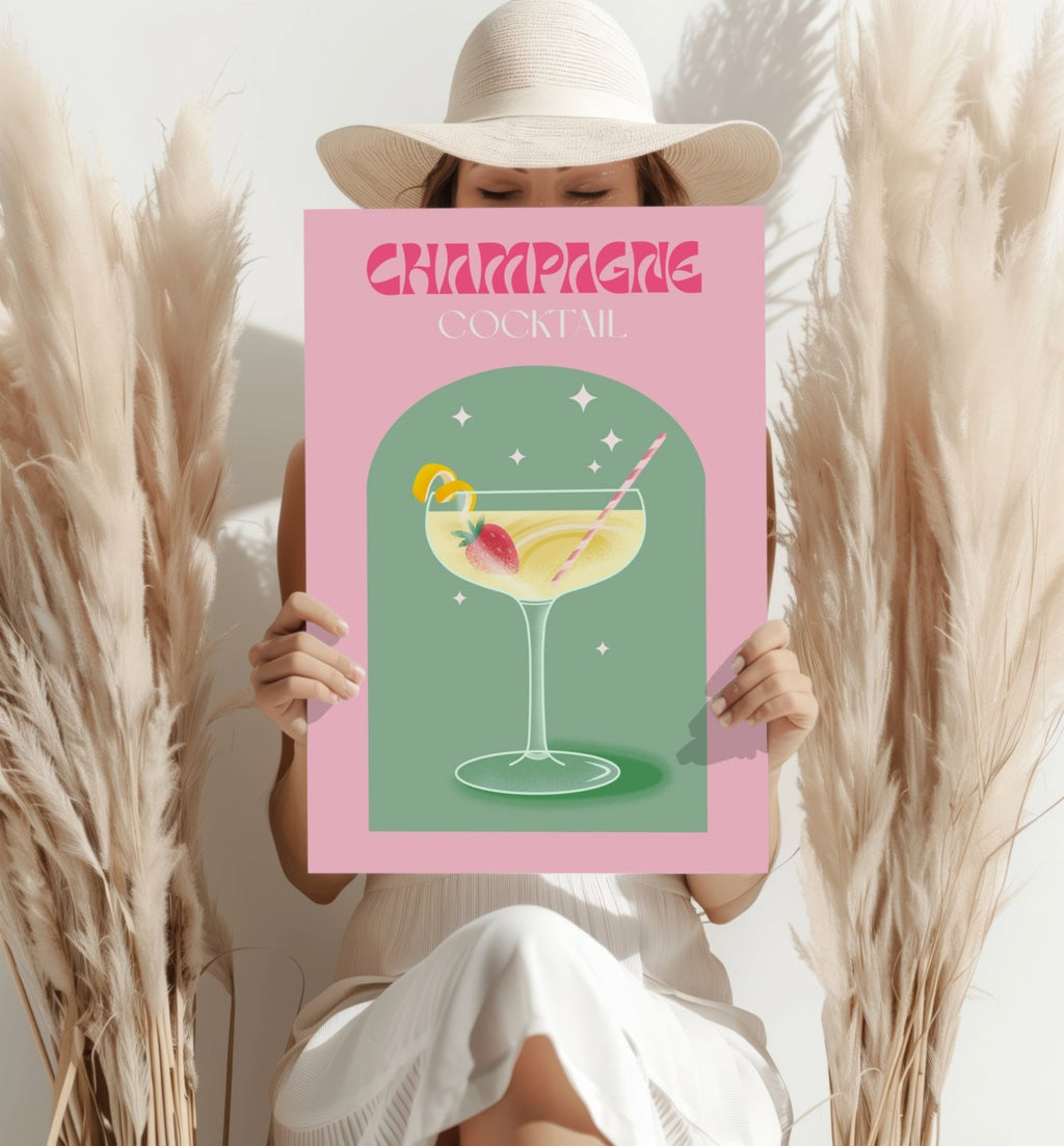Champagne Aluminum Print