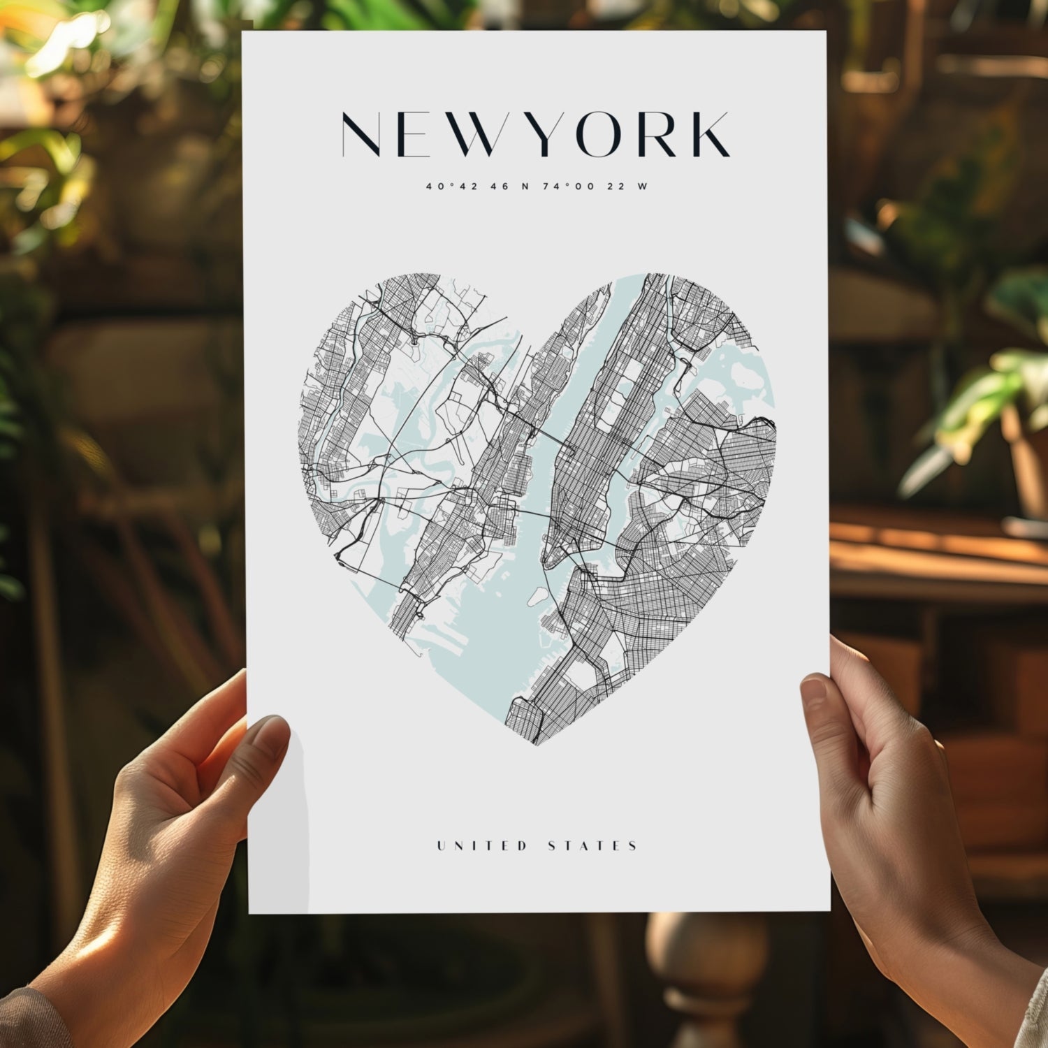 New York V1 Aluminum Print