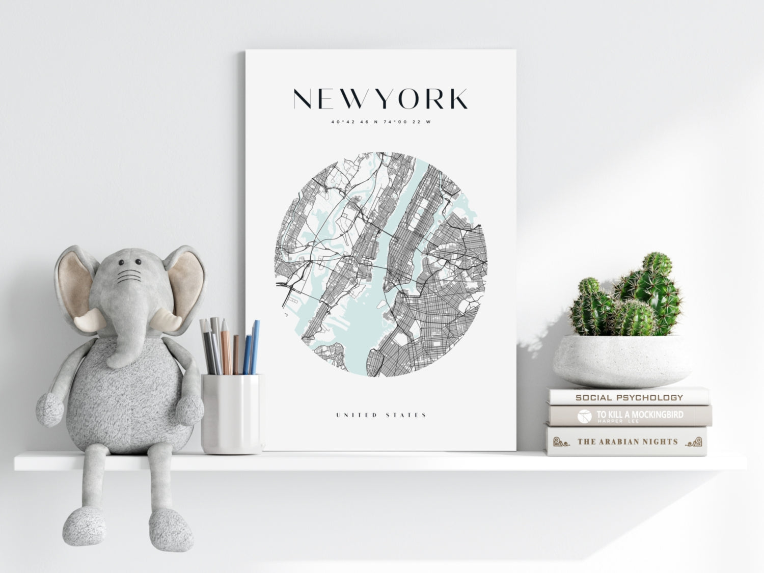 New York V2 Aluminum Print