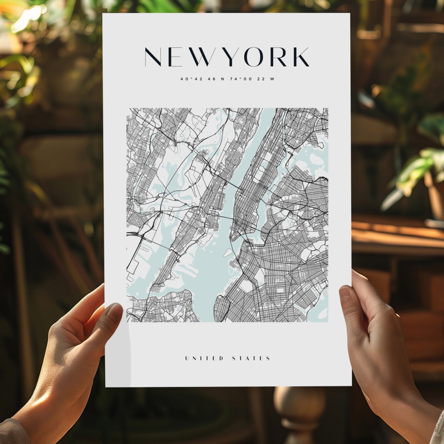 New York V3 Aluminum Print