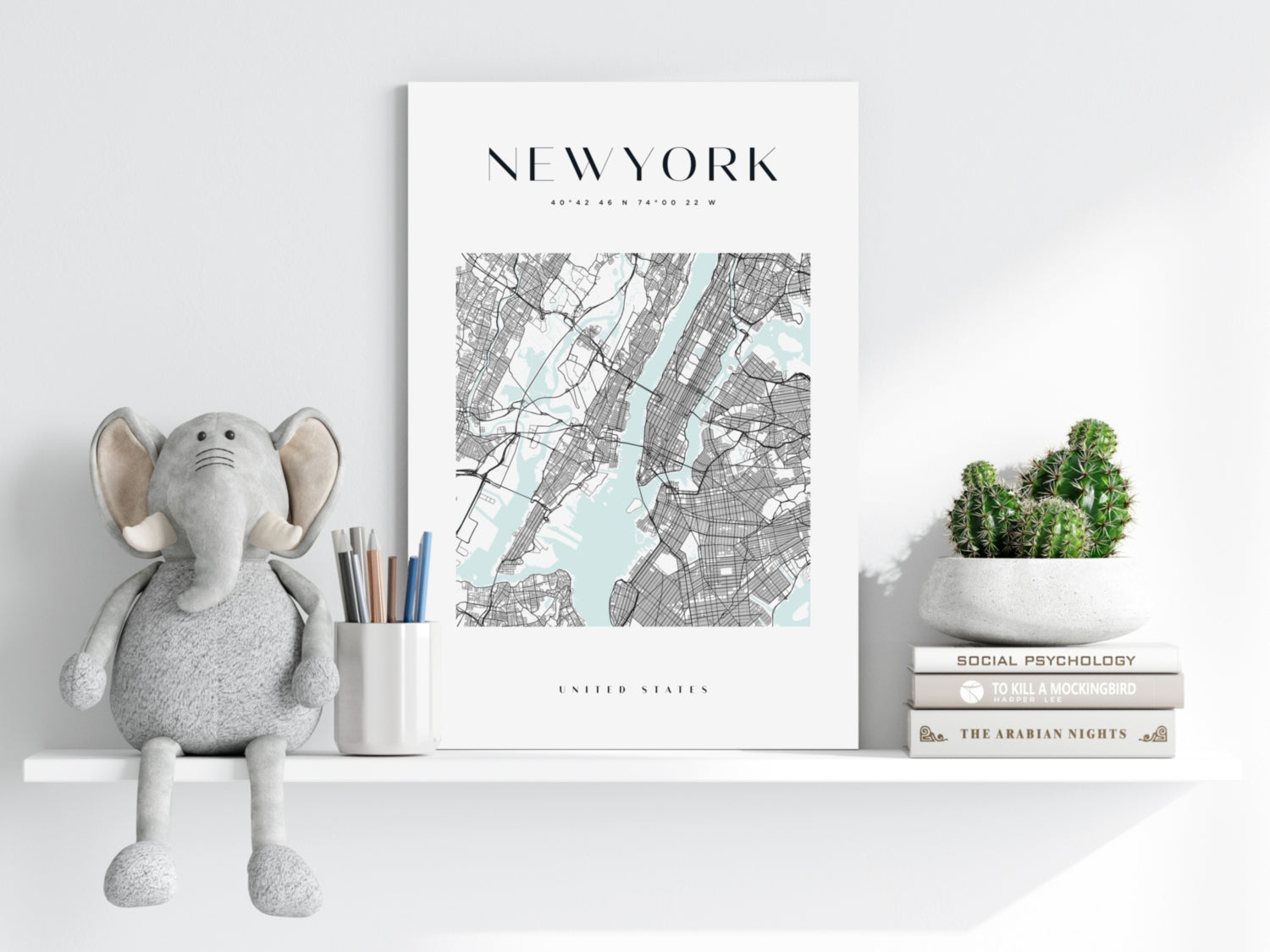 New York V3 Aluminum Print