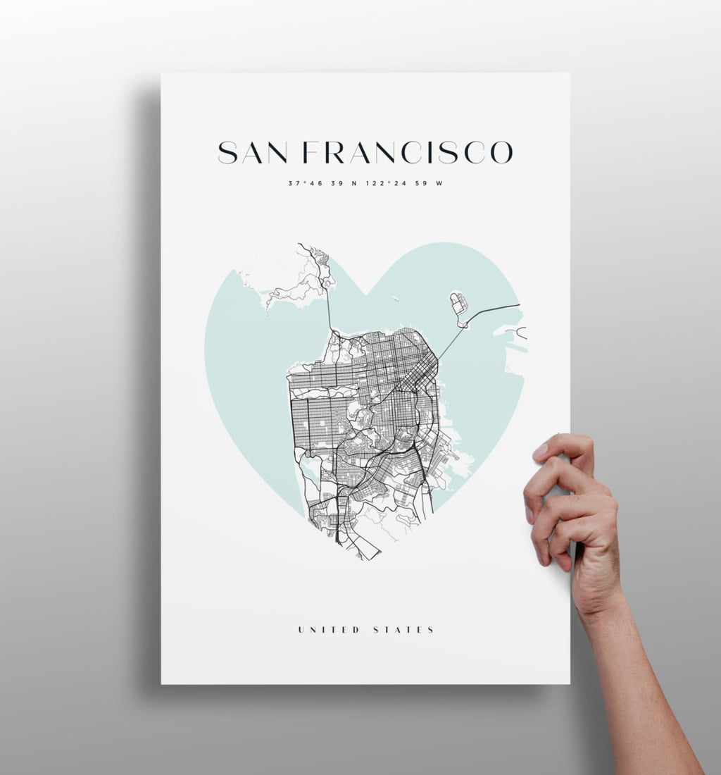 San Francisco V1 Aluminum Print