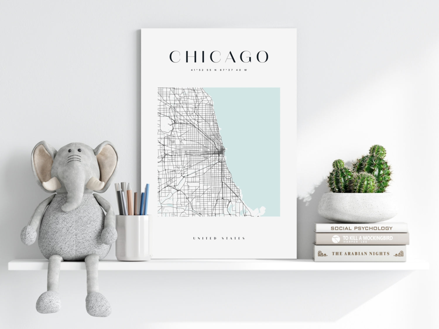 Chicago V3 Aluminum Print