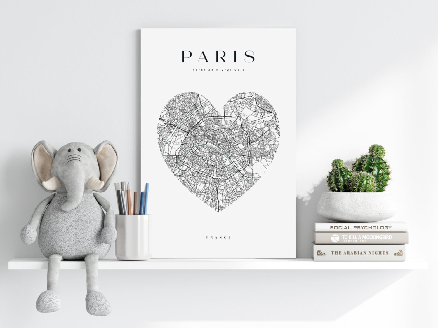 Paris V1 Aluminum Print