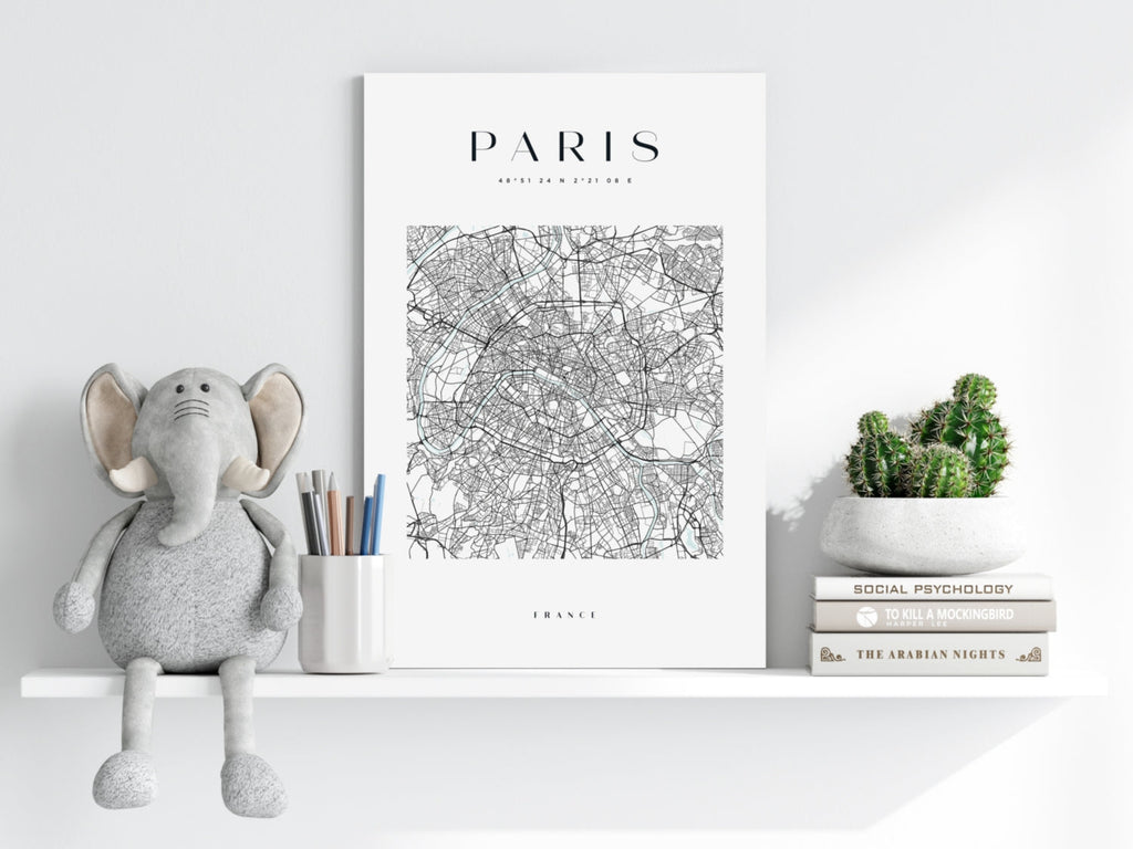 Paris V3 Aluminum Print