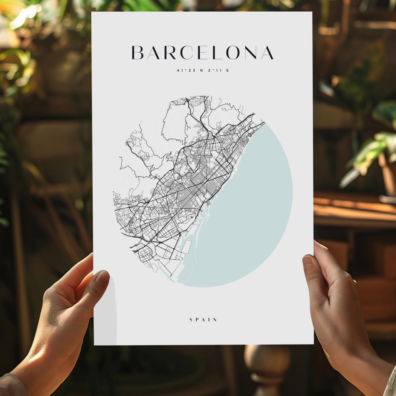 Barcelona V2 Aluminum Print