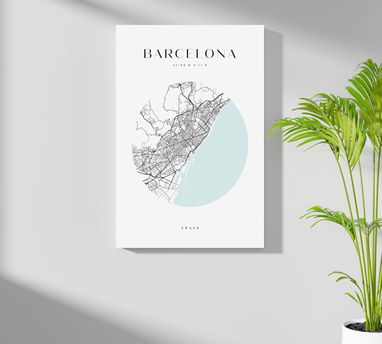 Barcelona V2 Aluminum Print