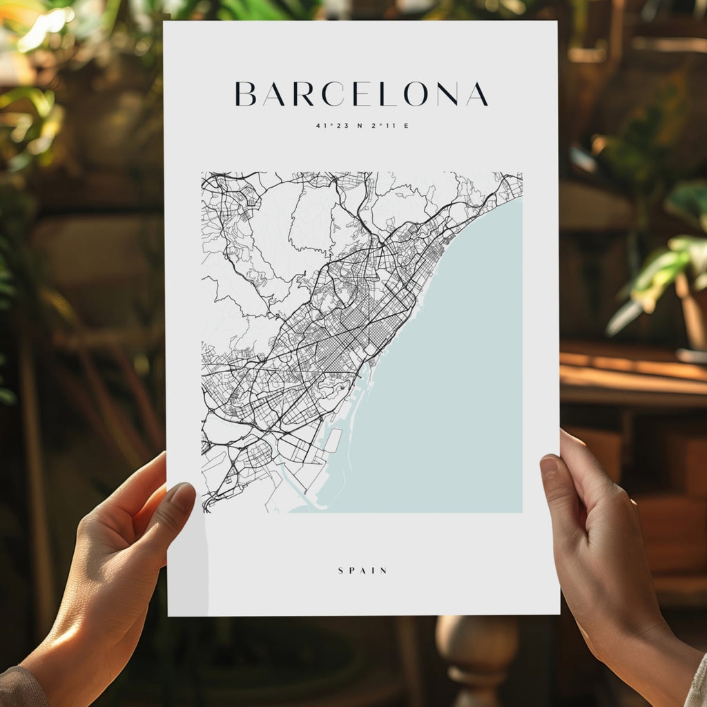 Barcelona V3 Aluminum Print
