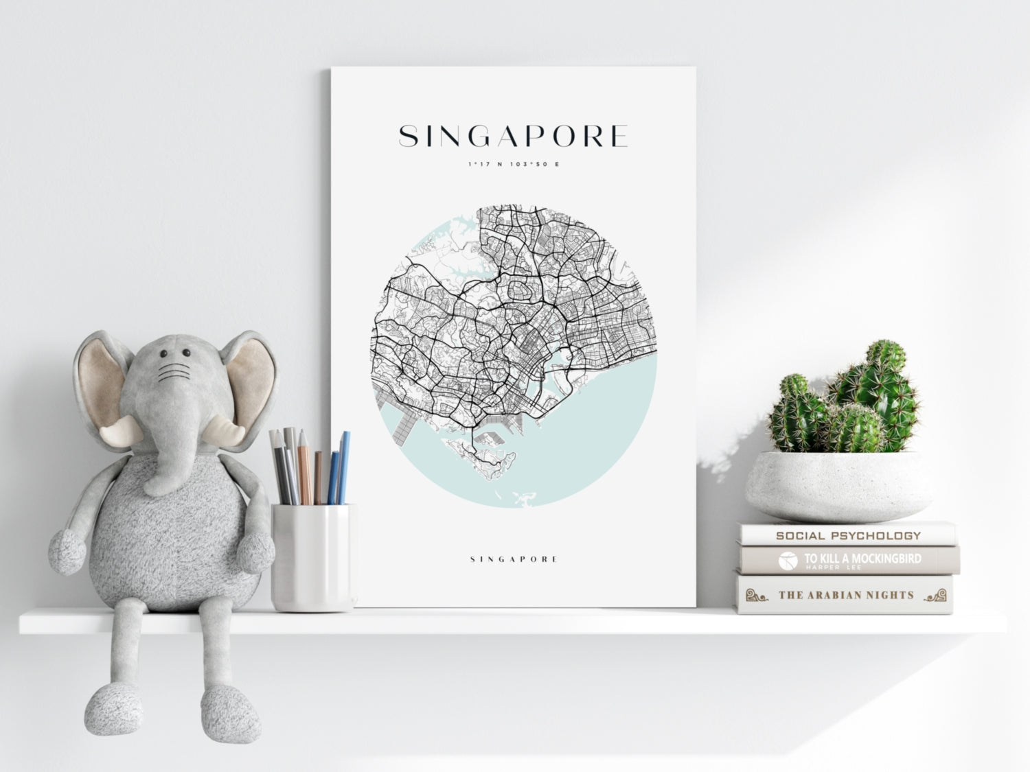 Singapore V2 Aluminum Print