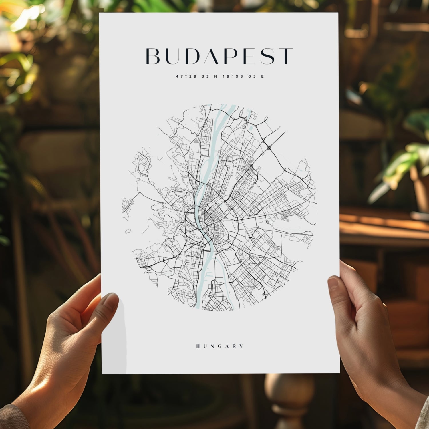 Budapest V2 Aluminum Print