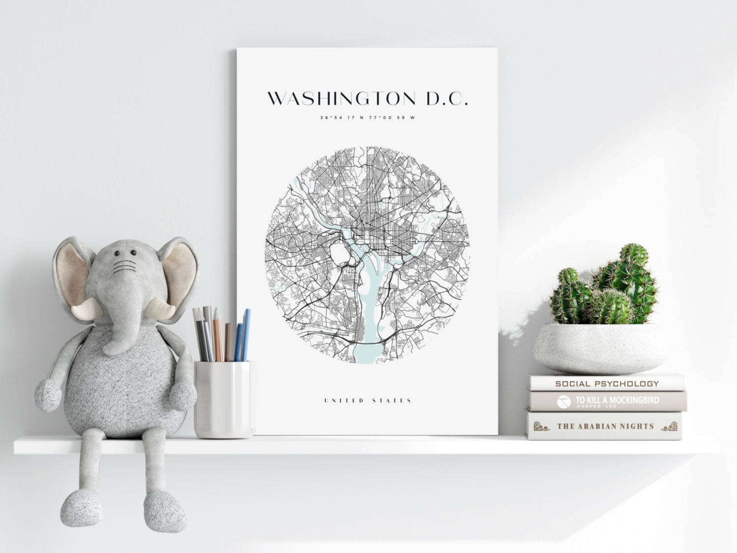 Washington V2 Aluminum Print