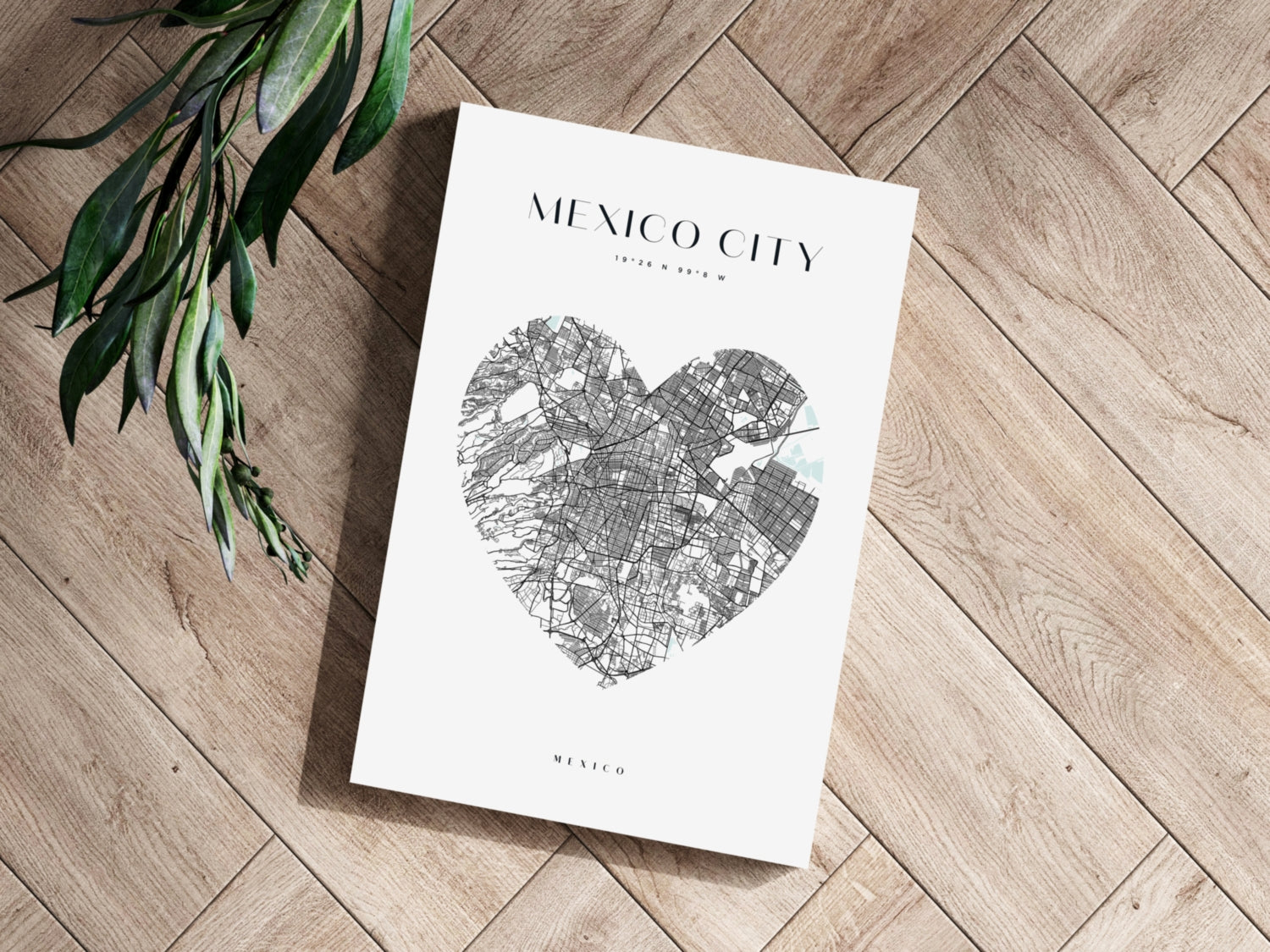 Mexico City V1 Aluminum Print