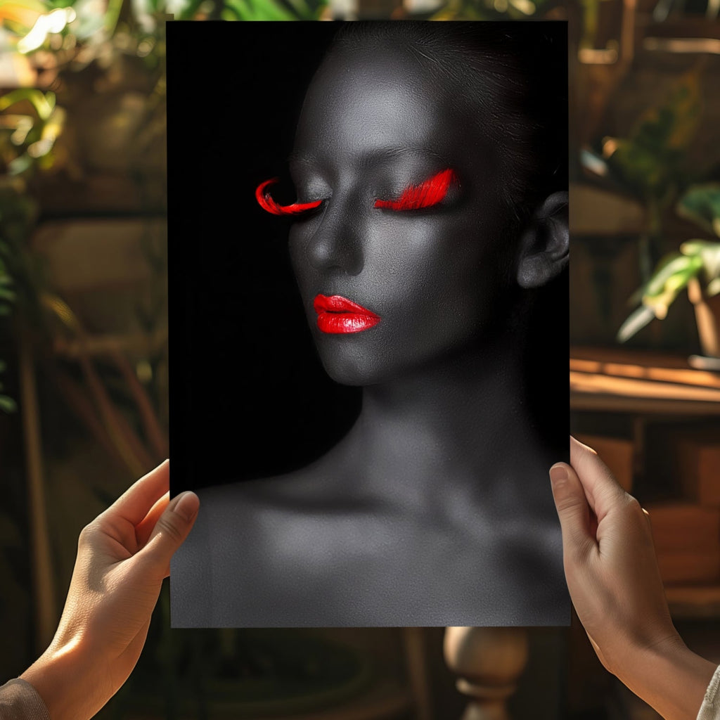 Woman Aluminum Print