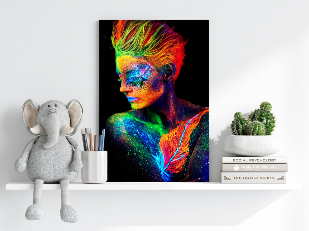 Woman Aluminum Print