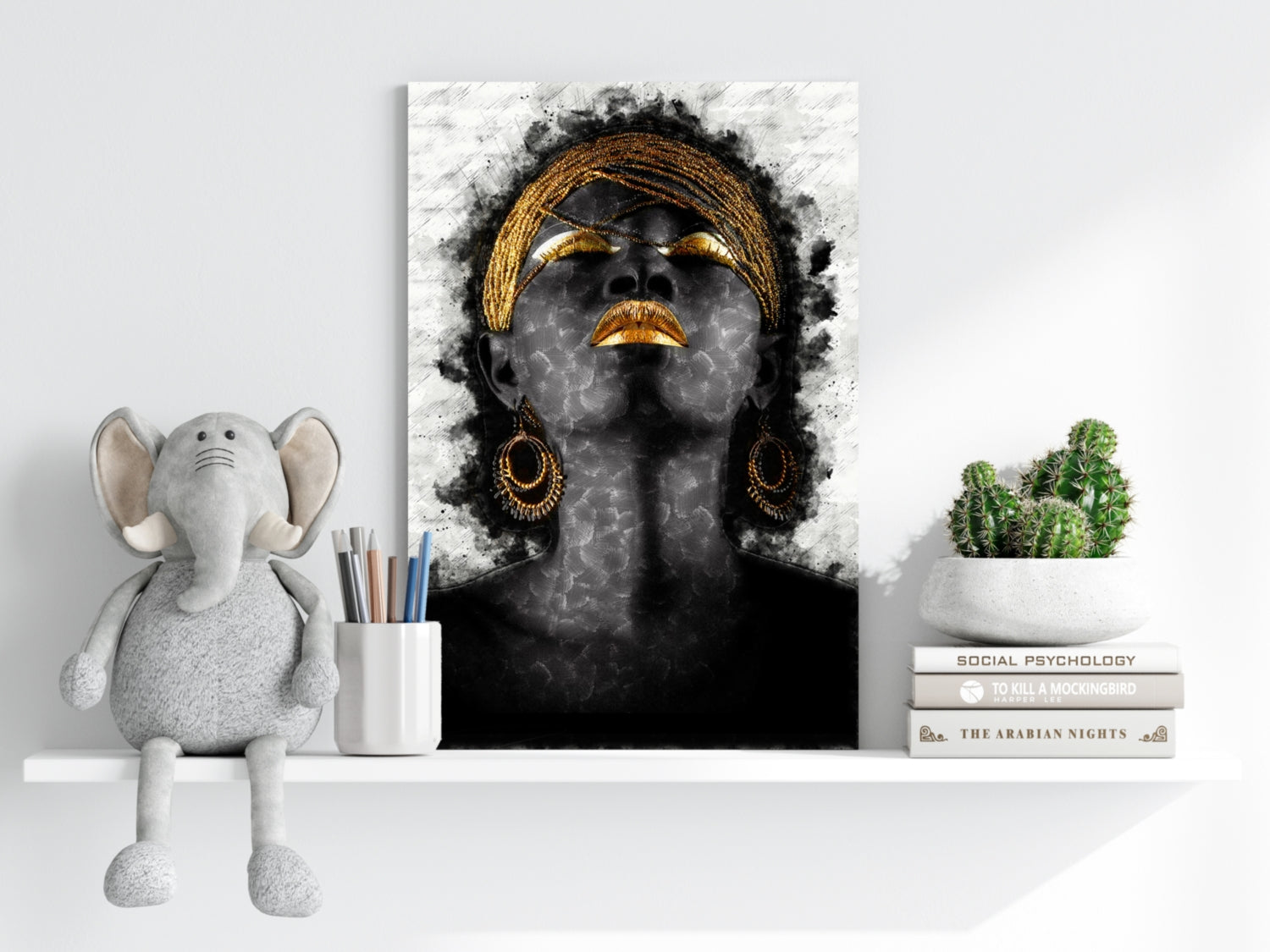Woman Aluminum Print