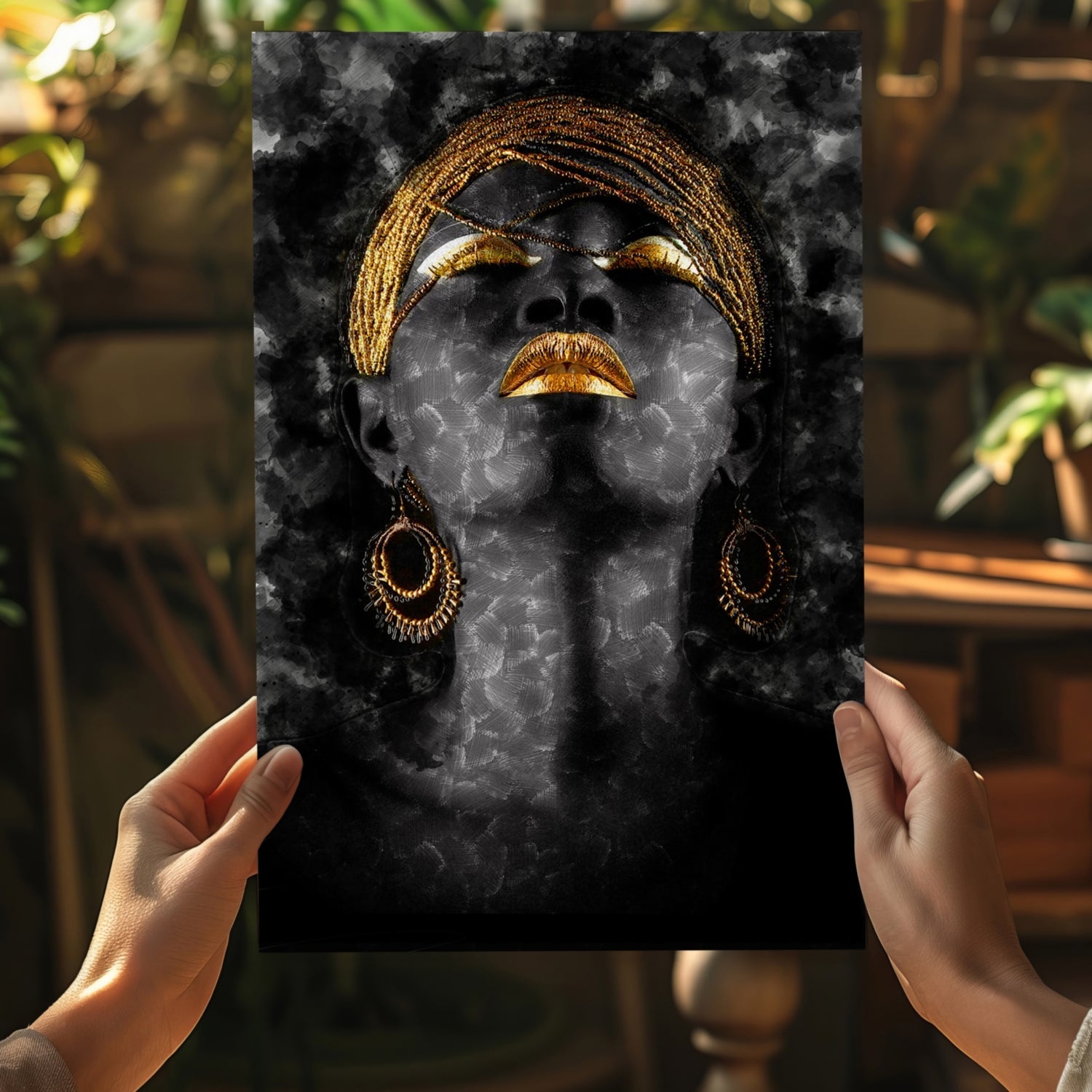 Woman Aluminum Print