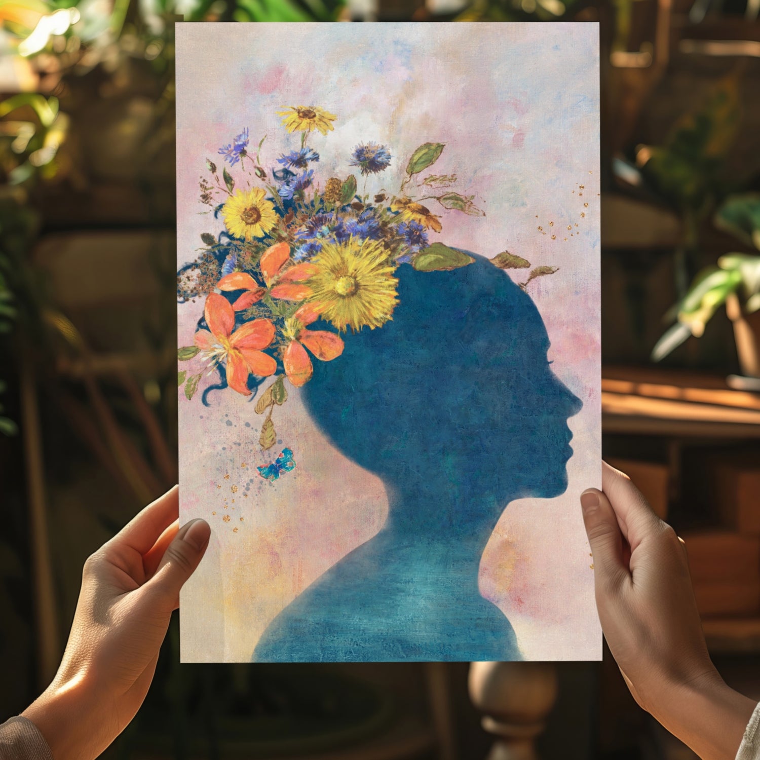 Woman Aluminum Print