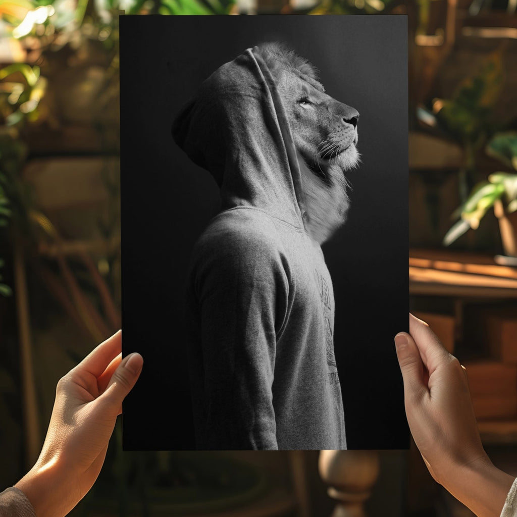 Lion Aluminum Print