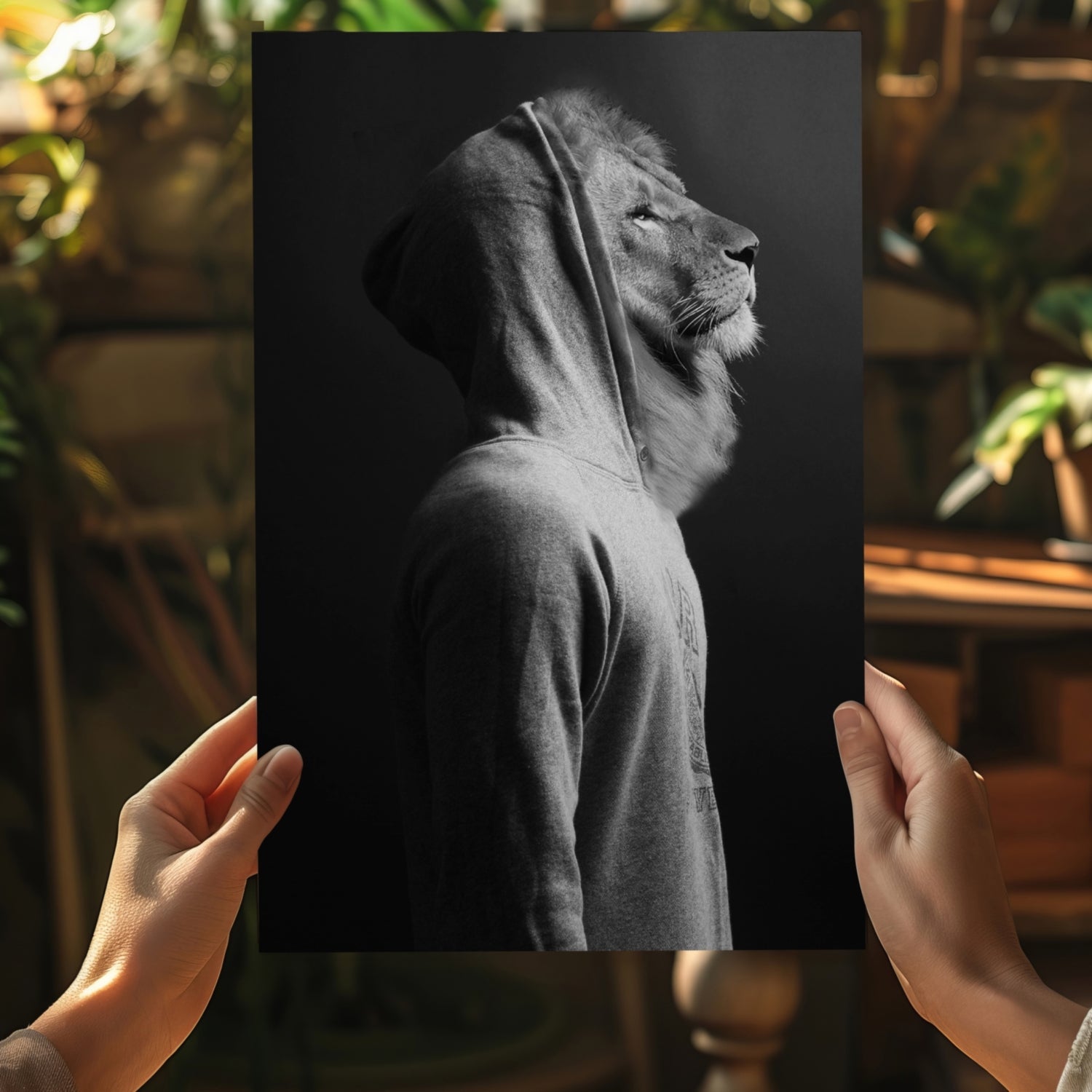 Lion Aluminum Print
