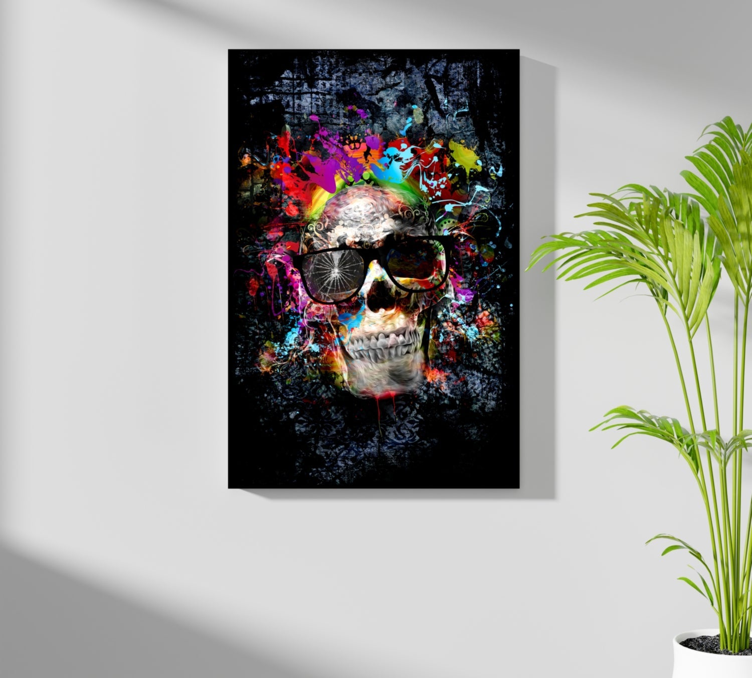 Skull Aluminum Print
