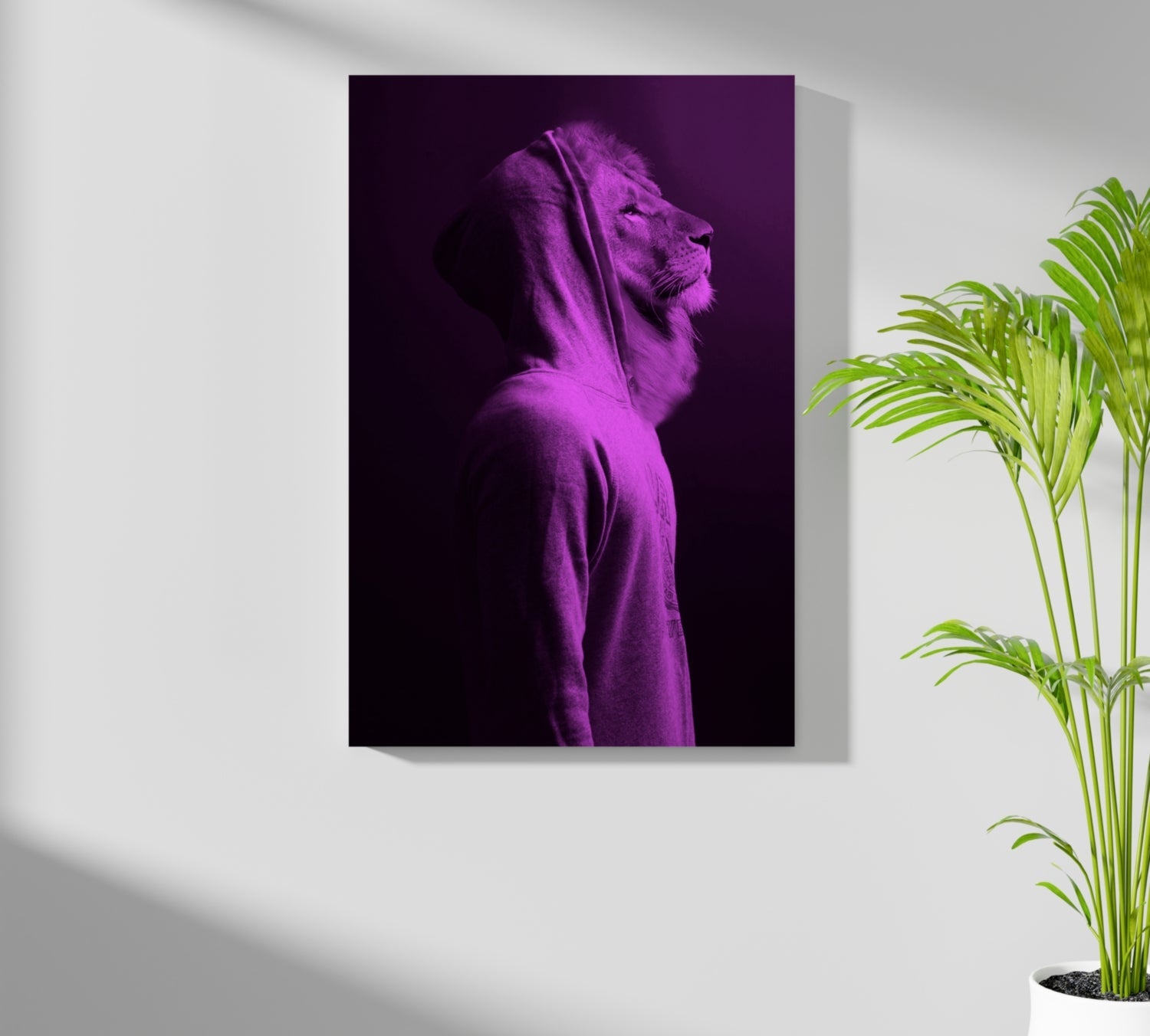Lion Aluminum Print