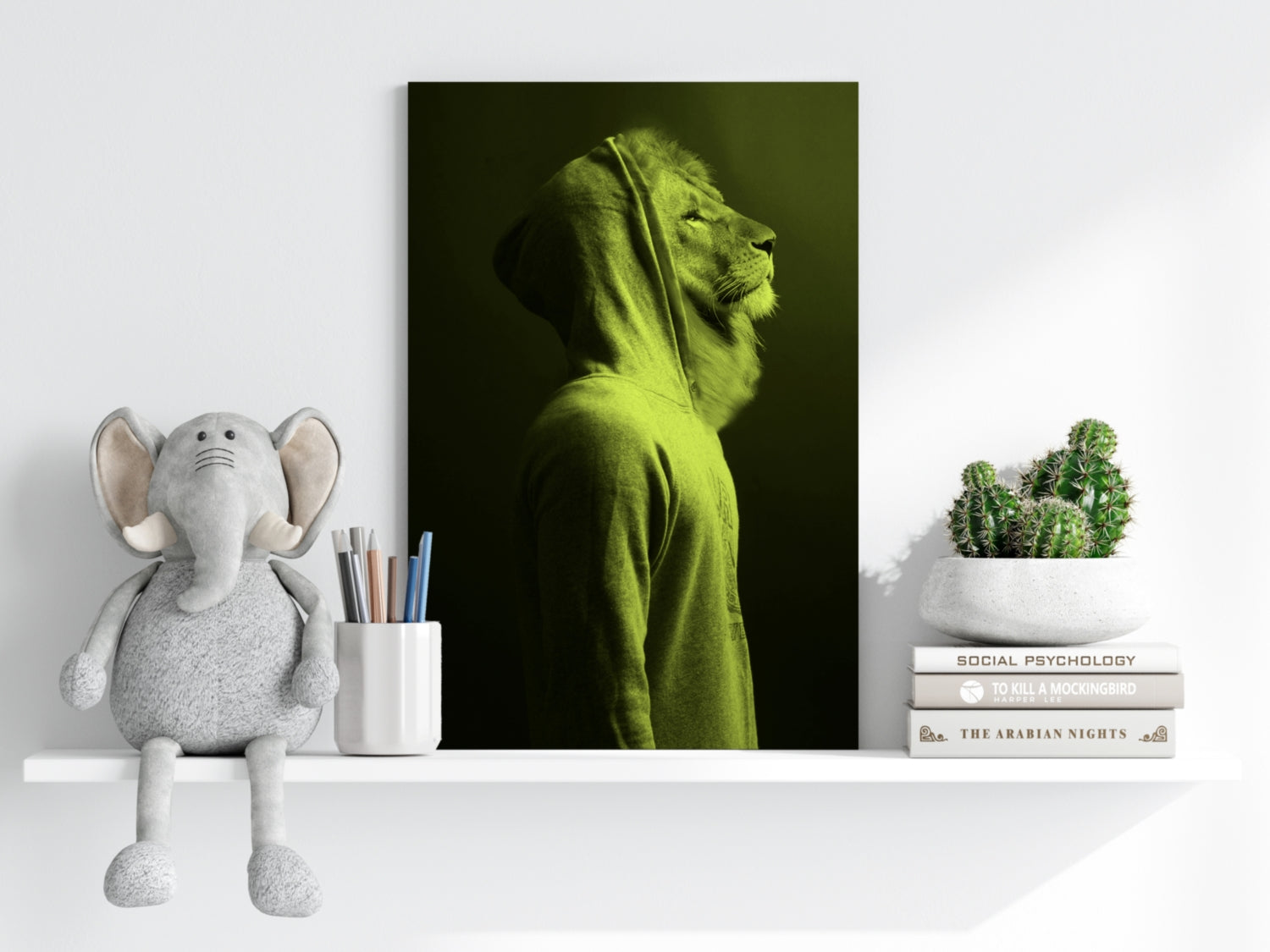 Lion Aluminum Print