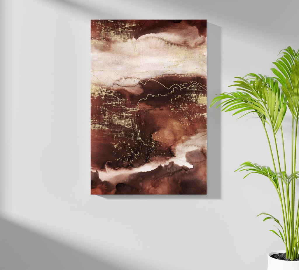 Abstract Terra Aluminum Print