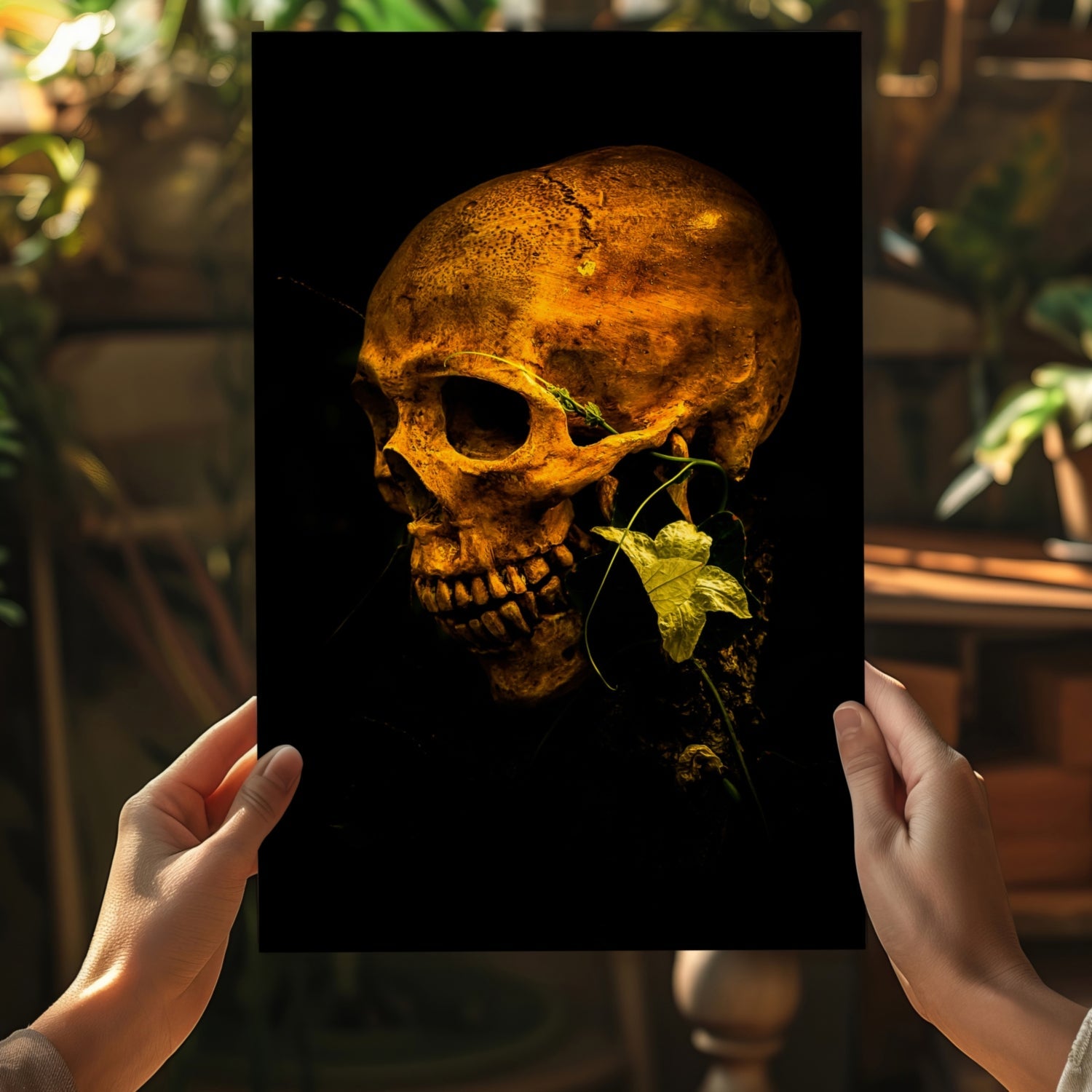 Skull Aluminum Print