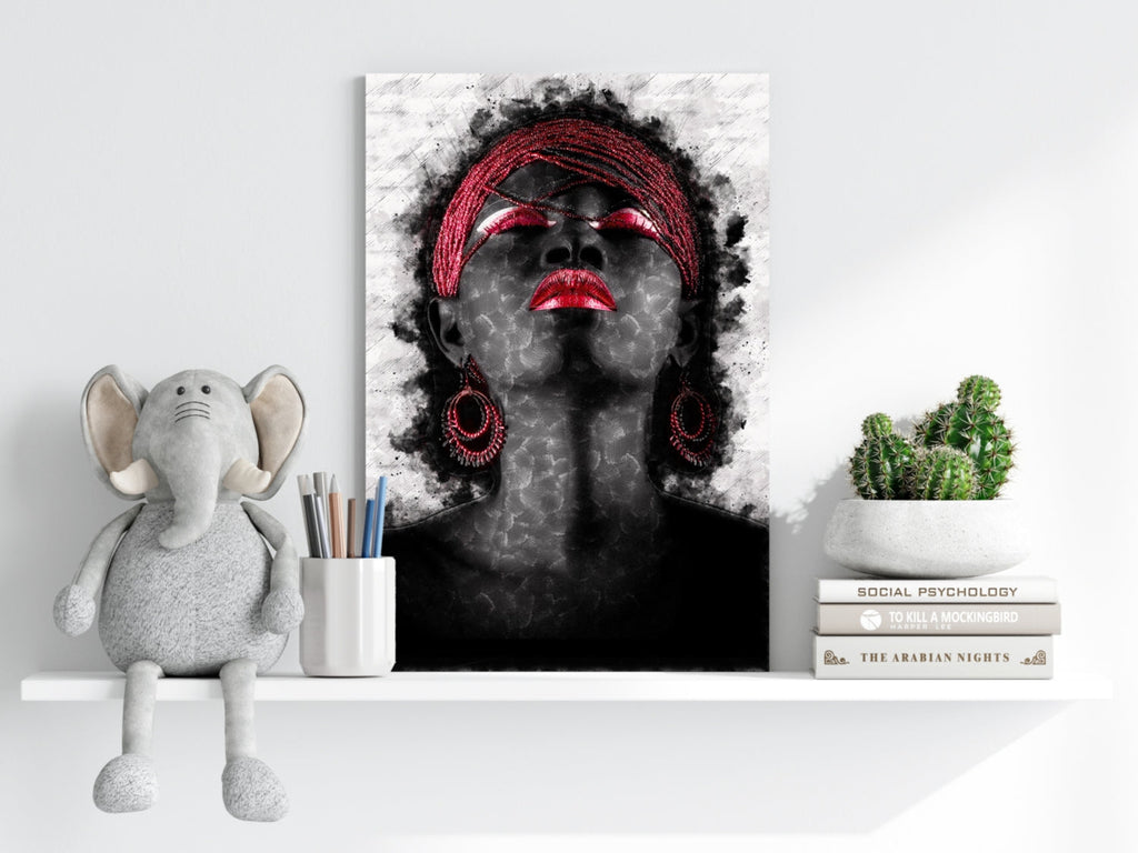 Woman Aluminum Print
