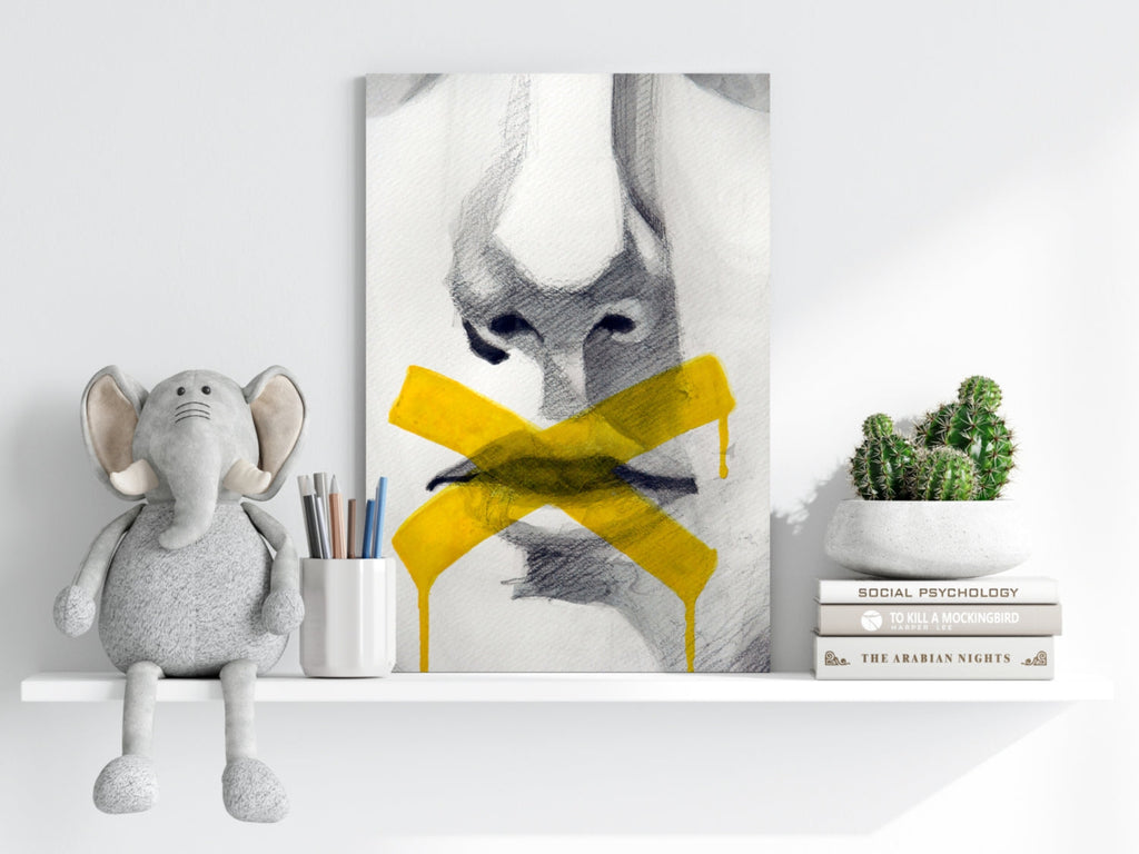 Hush Aluminum Print