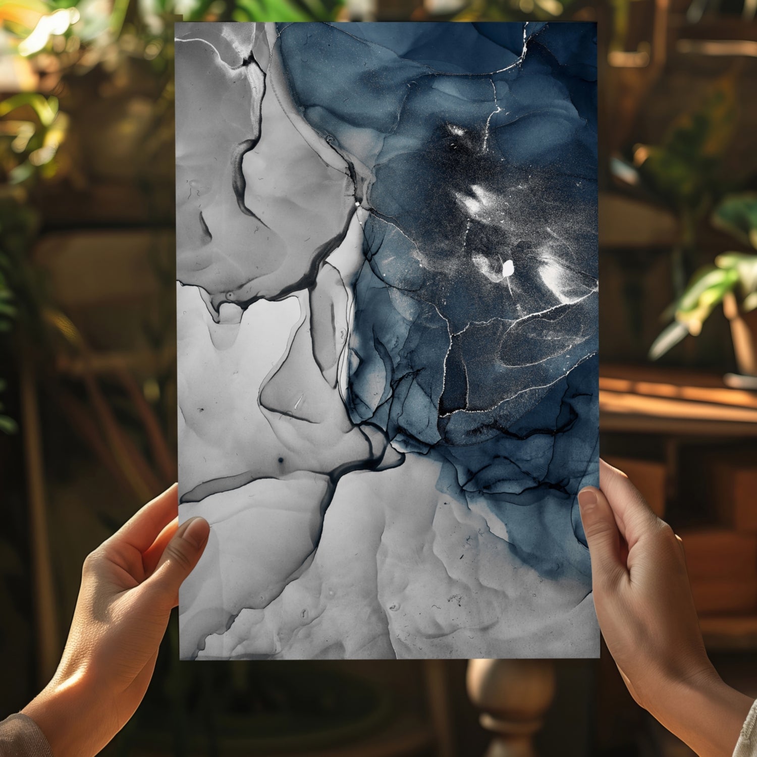 Marble Design V2 Aluminum Print