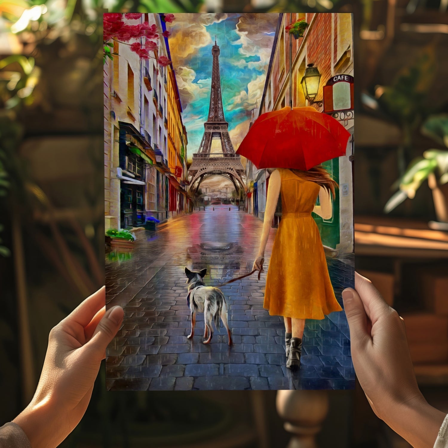 Eiffel Tower Aluminum Print
