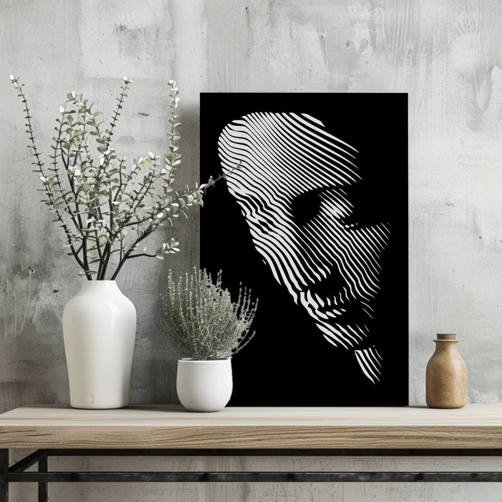 Abstract Statue Aluminum Print
