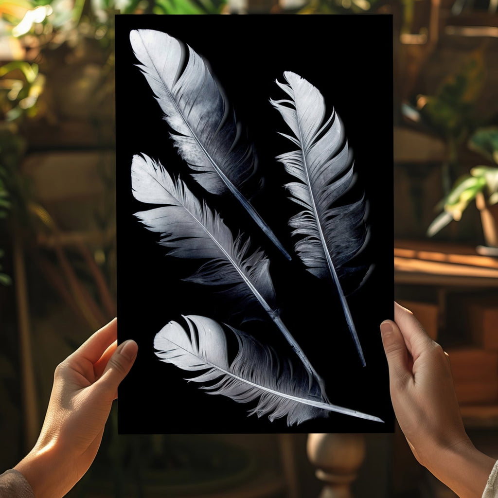Feathers Aluminum Print