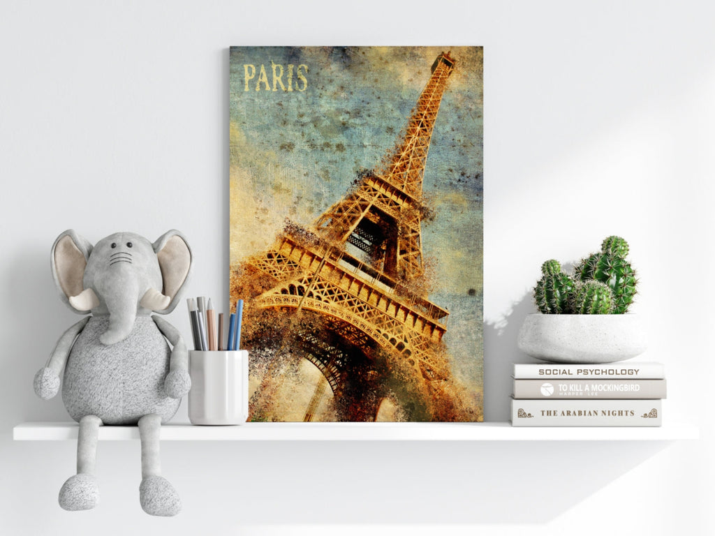 Eiffel Tower Aluminum Print