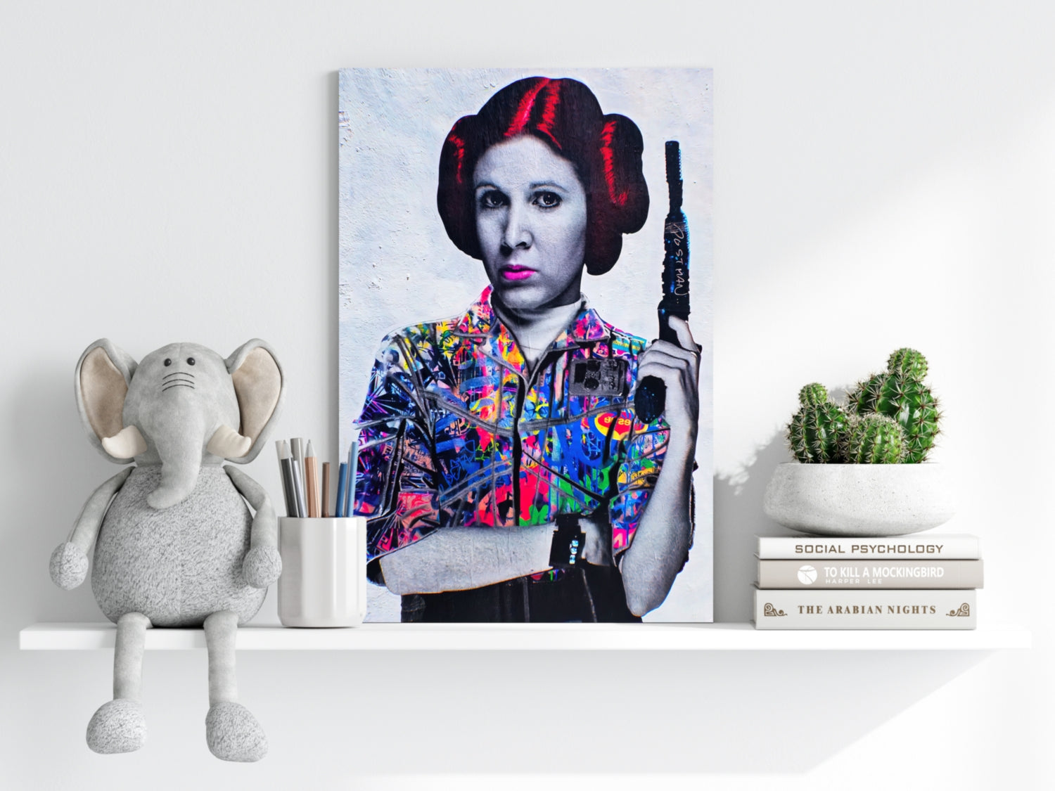 Princess Leia Aluminum Print