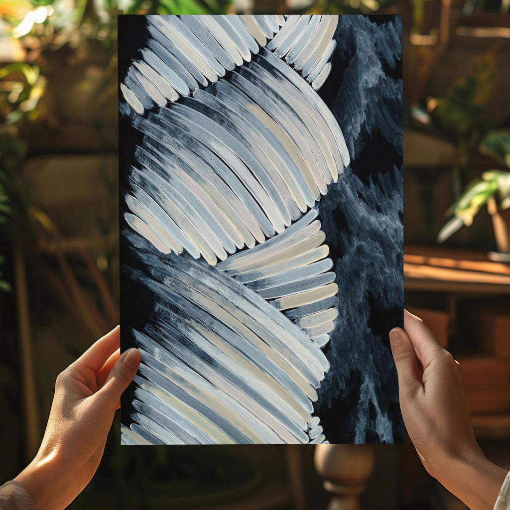 Abstract Drawing Aluminum Print