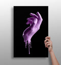 Hand in Paint Aluminum Print