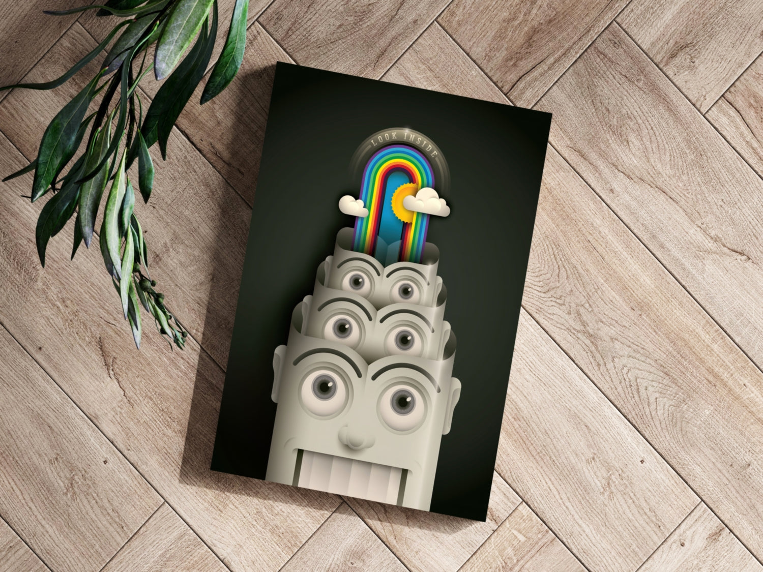 Colorful Mind Aluminum Print