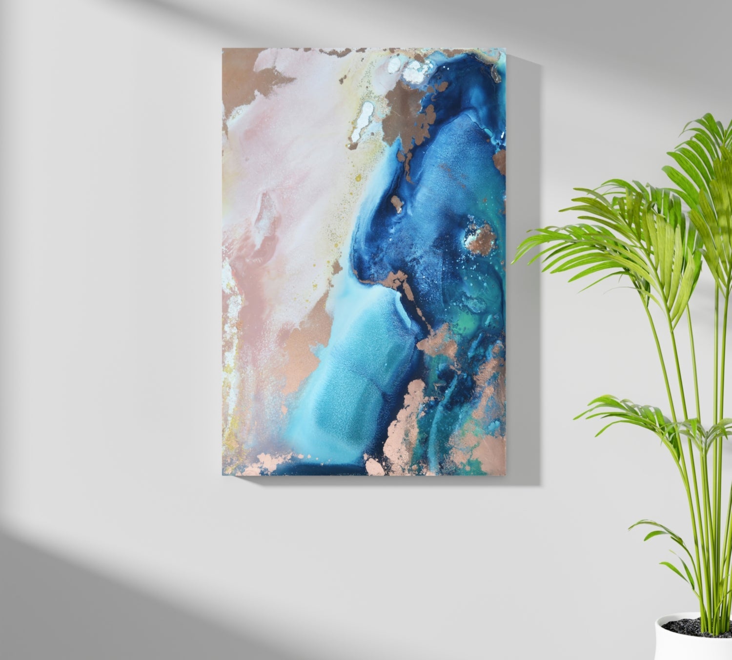 Abstract Paint Aluminum Print
